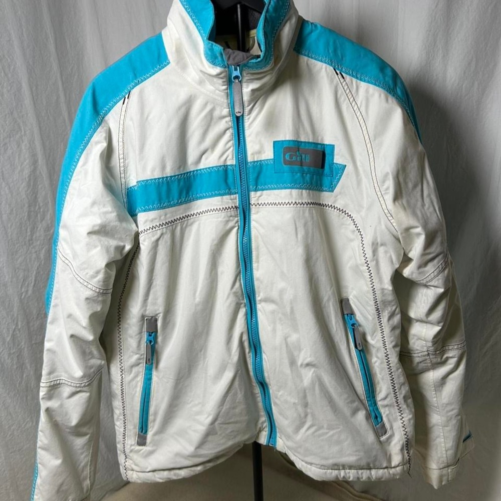 Gill Sailing Jacket 1051W Women's Spinnaker Jacket: White -‎ Loganberry